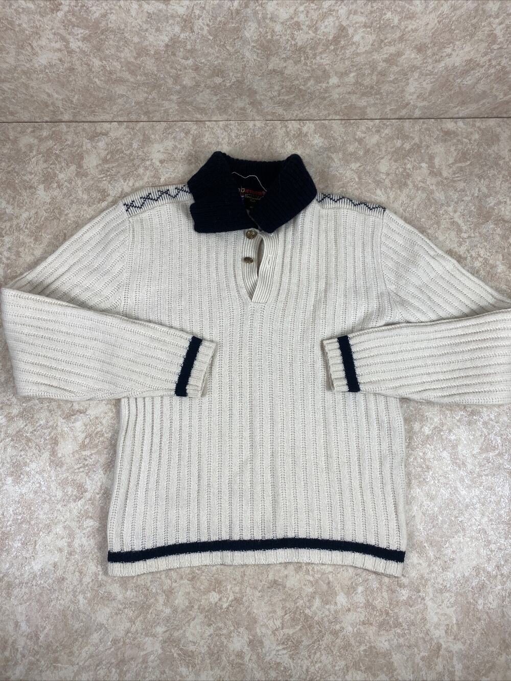 Vintage McGREGOR Continental Rib Sports Sweater Men's Size 40 Pullover